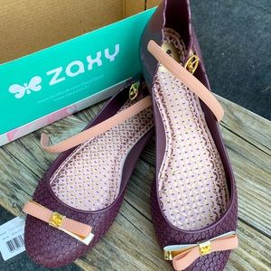 Zaxy Soft Rubber Ballerina Flat